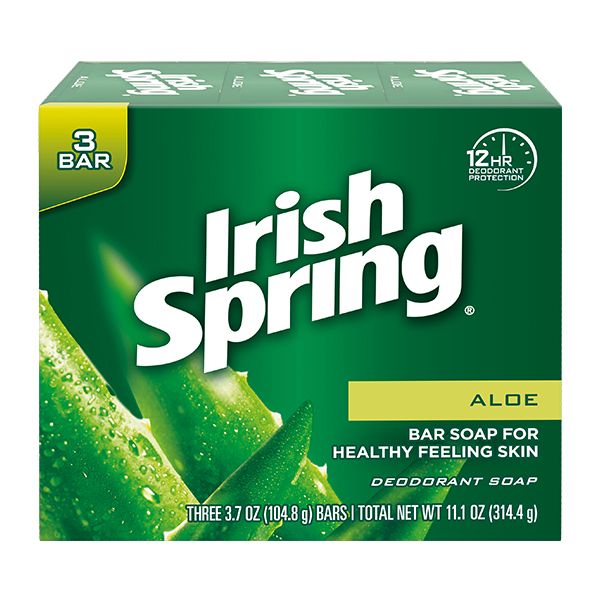 Irish Spring Bar Soap(Aloe)